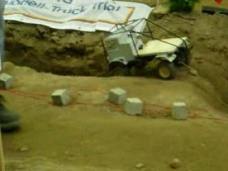 Trial camion 4x4 au salon de sinsheim