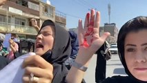 Deportistas afganas posan con el burka para reivindicar sus derechos