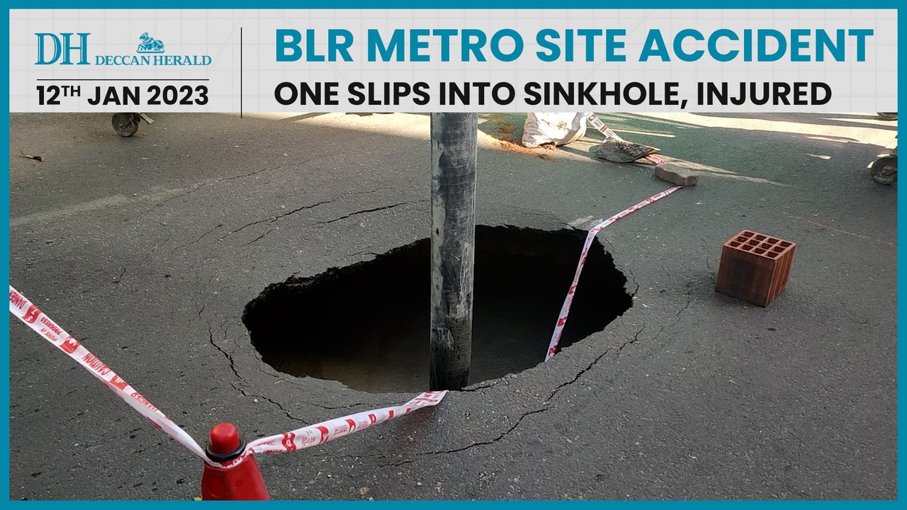 Bengaluru: Another accident on metro site as sinkhole appears on Brigade road