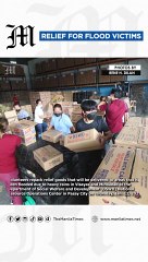 Relief for flood victims