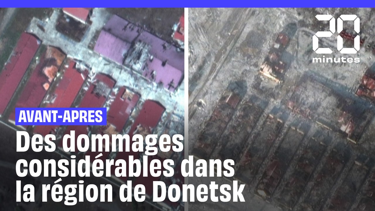 Guerre en Ukraine : les impressionnantes images satellites des ravages de la guerre