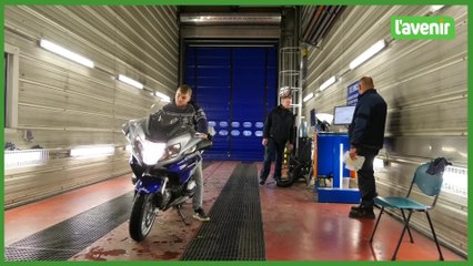 Les motos passent désormais également un contrôle technique