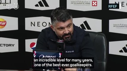 Gattuso hails Courtois as 'one of the best goalkeepers ever'