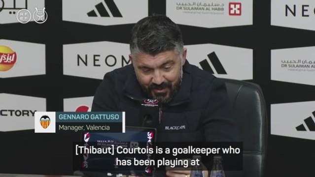 Gattuso hails Courtois as 'one of the best goalkeepers ever'