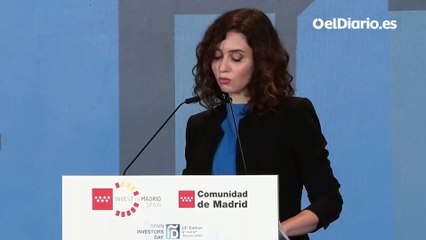 Ayuso anuncia un nuevo incentivo fiscal para inversores extranjeros y pone como ejemplo la compra de vivienda