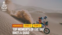 Bikes and Quads Top moments  - Étape 11 / Stage 11 - #Dakar2023