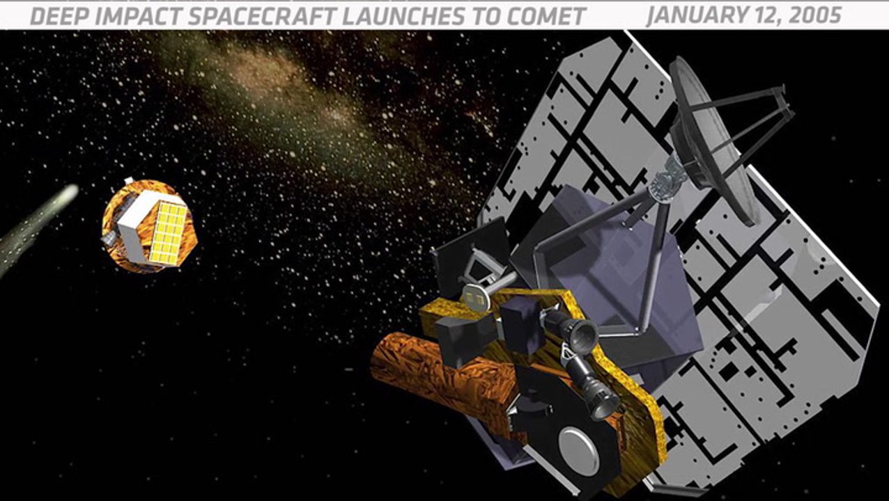OTD in Space – January 12: Deep Impact Spacecraft Launches to a Comet