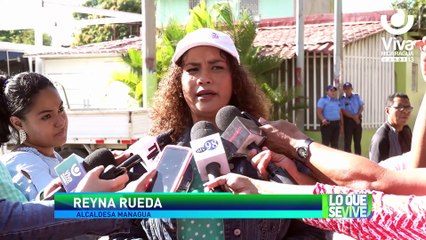 Capitalinos inauguran calles en el barrio Carlos Fonseca