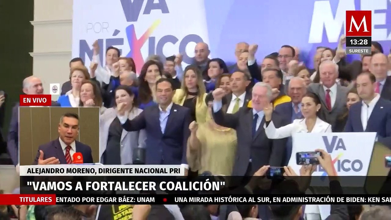 "Vamos a seguir trabajando, estamos al frente del partido y vamos a ganar", dice 'Alito' Moreno