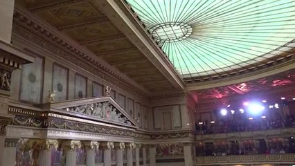 La Russa e Fontana all'inaugurazione della sede restaurata del Parlamento austriaco