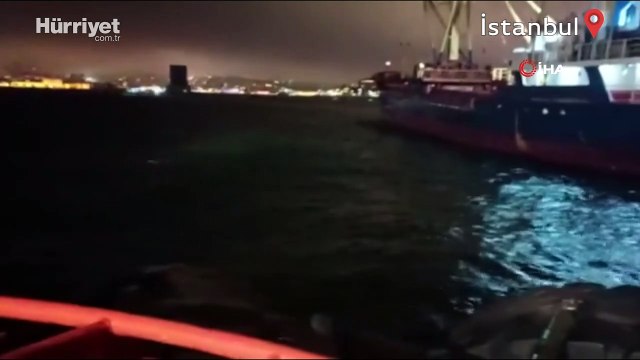 İstanbul Boğazı’nda kuru yük gemisi makine arızası yaptı