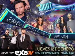 Camila Cabello con Juan Solo y Wiplash en TuNigh con Gabo Ramos