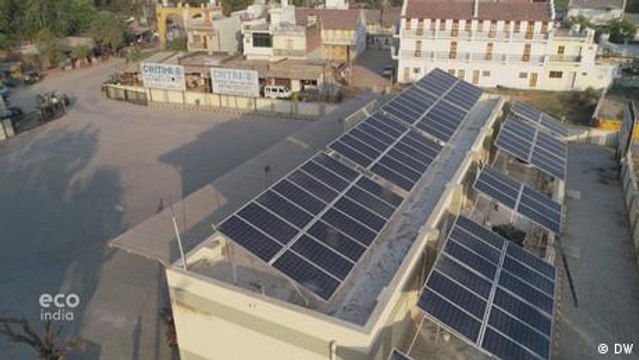 Indian village plugged into sun