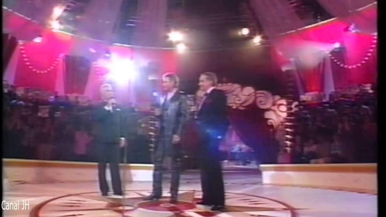 Johnny Hallyday, Michel Sardou et Jean-Claude Brialy - 1994