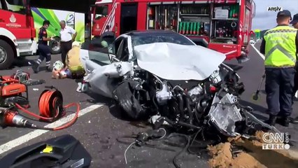Direksiyon başında uyudu, 1 kişi öldü