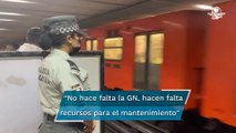 Las reacciones tras anuncio de presencia de la Guardia Nacional en el Metro