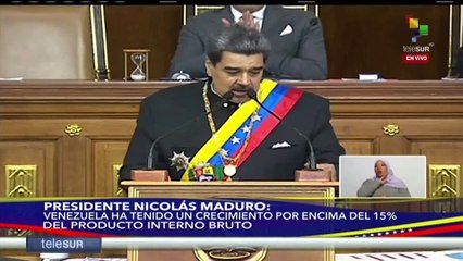 Pdte. Nicolás Maduro remarcó el crecimiento económico de Venezuela al cierre de 2022