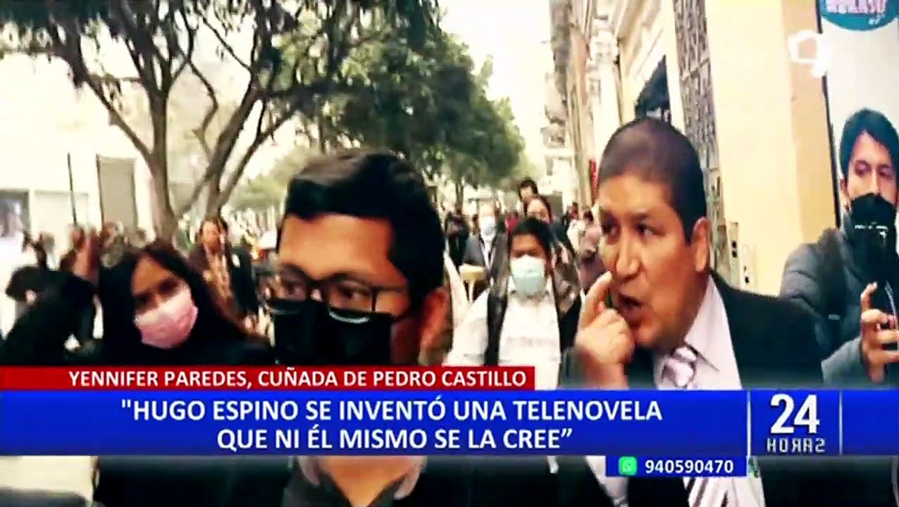 Yenifer Paredes acepta que se reunió con Hugo Espino en Palacio de Gobierno