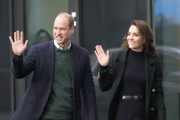 First Appearance After Harry's Book: Charles, William and Kate Smile Away The Crisis