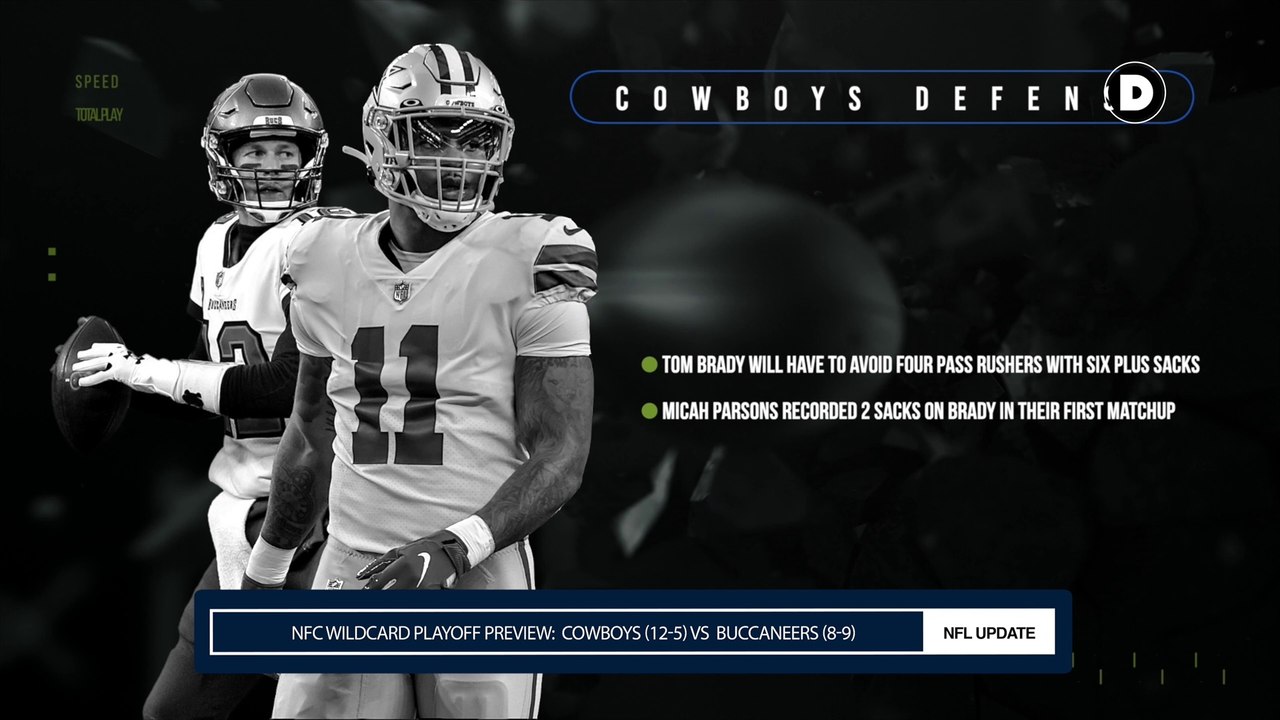 NFL Wildcard Playoff Preview | Dallas Cowboys (12-5) vs Tampa Bay Buccaneers (8-9)