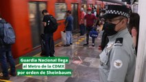 Arranca el despliegue de la Guardia Nacional en el Metro