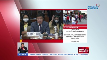Tolentino, kinwestiyon ang kawalan ng seguridad sa CAAP Tagaytay Station nang magkaaberya ang Air Traffic Management System noong Jan. 1| UB