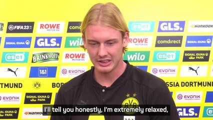 Скачать видео: Brandt 'extremely relaxed' amidst contract talks