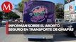 Colectivos feministas presentan la campaña “Aborto Libre, México” en Chiapas