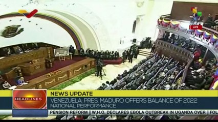 The president of the Venezuelan NA concludes the ceremony of memory and account for the year 2022