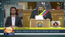 Presidente Nicolás Maduro presentó ante la AN balance anual Memoria y Cuenta correspondiente al 2022
