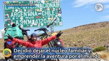 Ciclista argentino, encantado en su escala por Coatzacoalcos