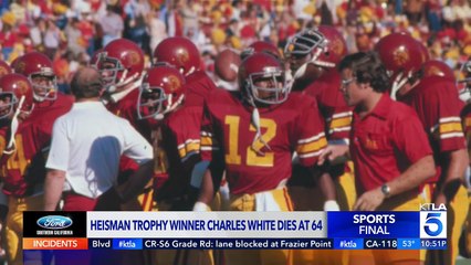 Charles White, USC's Heisman-winning tailback, dies at 64