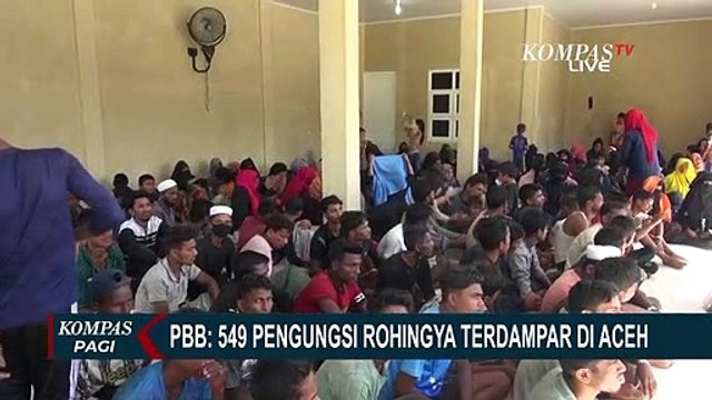 Komisioner Tinggi PBB Mendata Ada 549 Pengungsi Rohingya Terdampar di Aceh