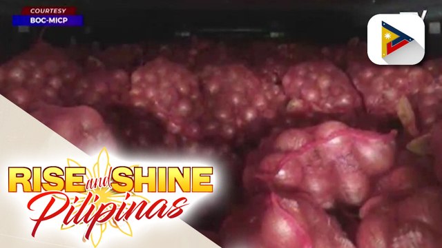 P153-M halaga ng smuggled na sibuyas, nasabat ng BOC sa MICP