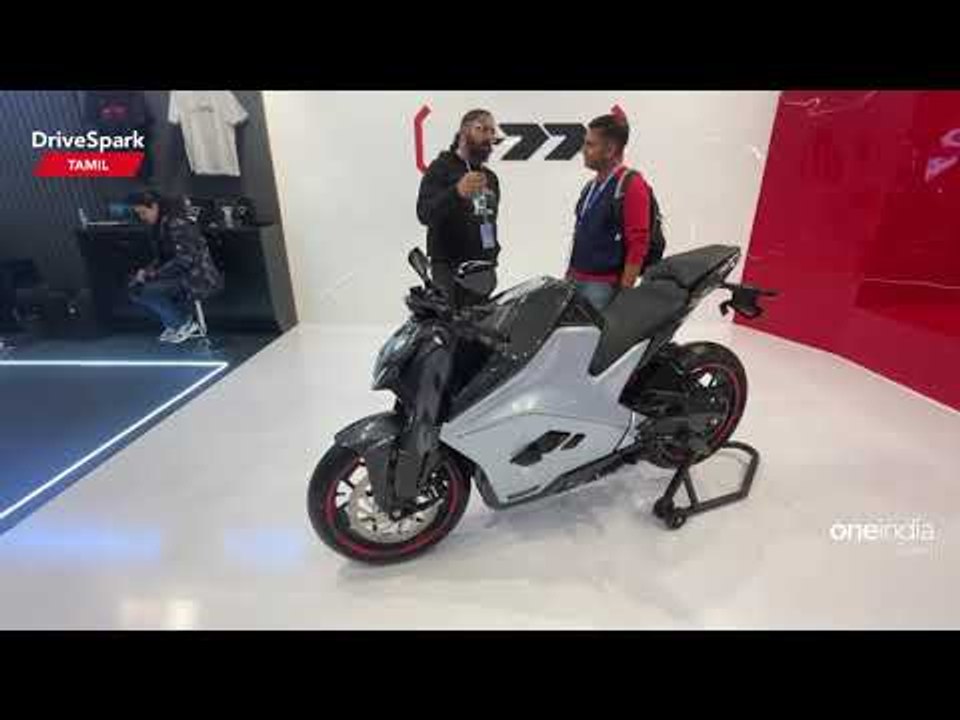 Auto Expo 2023 | Ultraviolette F77 Walkaround | Giri Mani | TAMIL DriveSpark