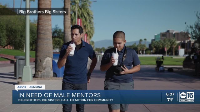 Big Brothers, Big Sisters Central Arizona are in need of male mentors