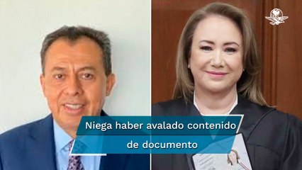 Avalé firma, no contenido de documento, dice notario en caso Yasmín Esquivel