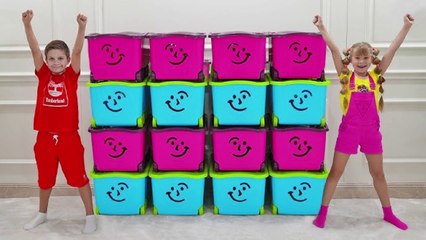 Diana and Roma play Sister vs Brother Challenge