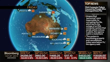 Bloomberg Weather - 13 Jan. 2023