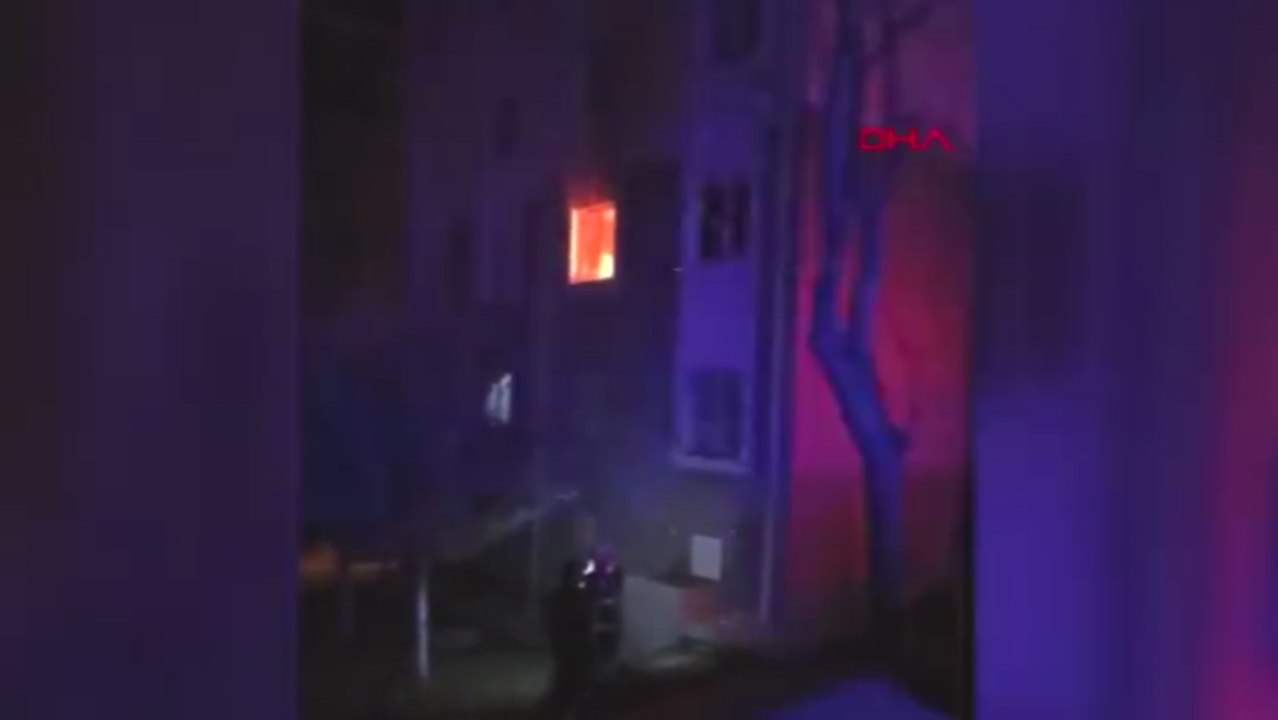 Nevşehir'de 9 katlı binada çıkan yangında 6 kişi dumandan etkilendi