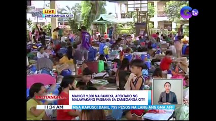 Mahigit 9,000 na pamilya, apektado ng malawakang pagbaha sa Zamboanga City | BT