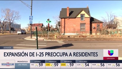 Residentes preocupados por proyecto en la I-25