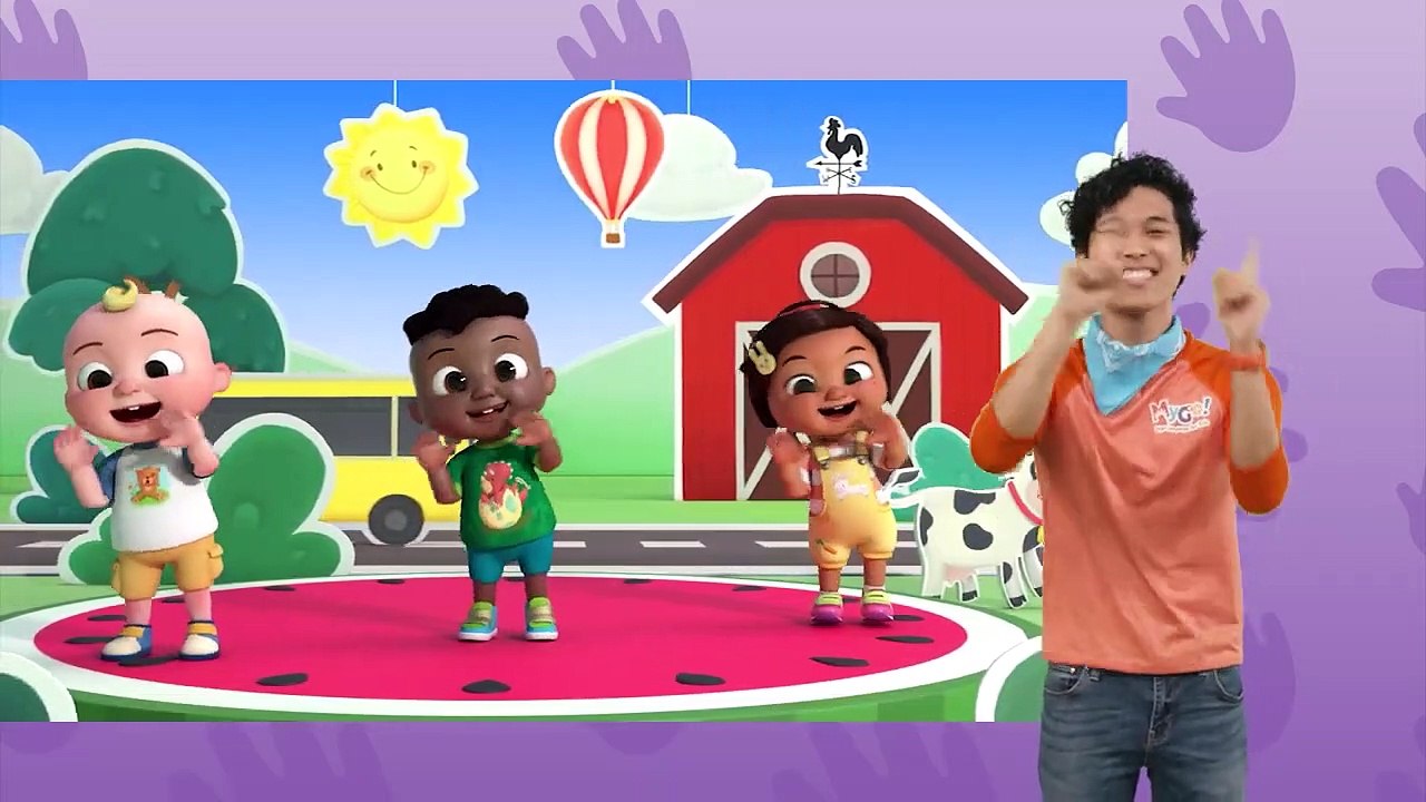Wheels On The Bus Dance _ Dance Party _ CoComelon _ Videos for Kids & Toddlers _ MyGo! Sign Language
