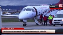 Ambulans uçak, Almanya’dan 4 Türk hasta için havalandı