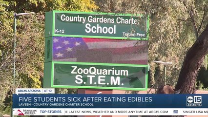 Five students treated after consuming edible THC gummies in Laveen Village, one hospitalized