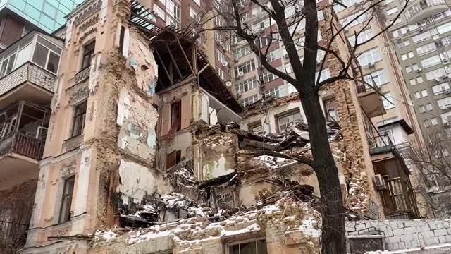 Ukrayna'nın başkentinde her köşede savaşın izlerine rastlamak mümkün