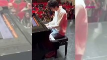 Bir sipariş ile hayatı değişti! Piyano çalan kurye Dünyaca ünlü piyanistin konserinde...