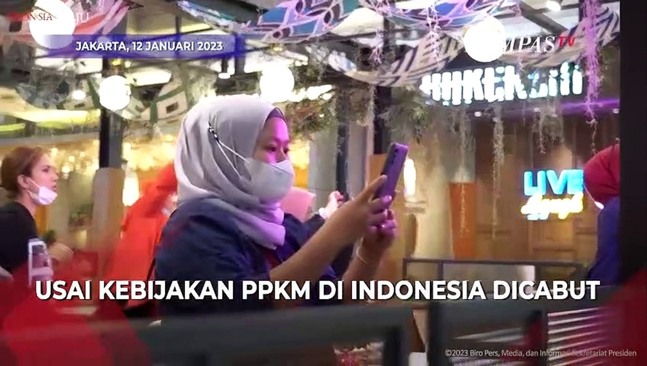 Momen Presiden Jokowi Sidak ke Mal, Cek Aktivitas Ekonomi usai PPKM Dicabut