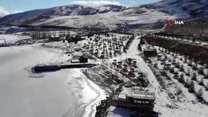 Soğuk hava göletleri dondurdu