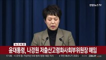 [현장연결] 윤대통령, 나경원 저출산고령화사회 부위원장 해임